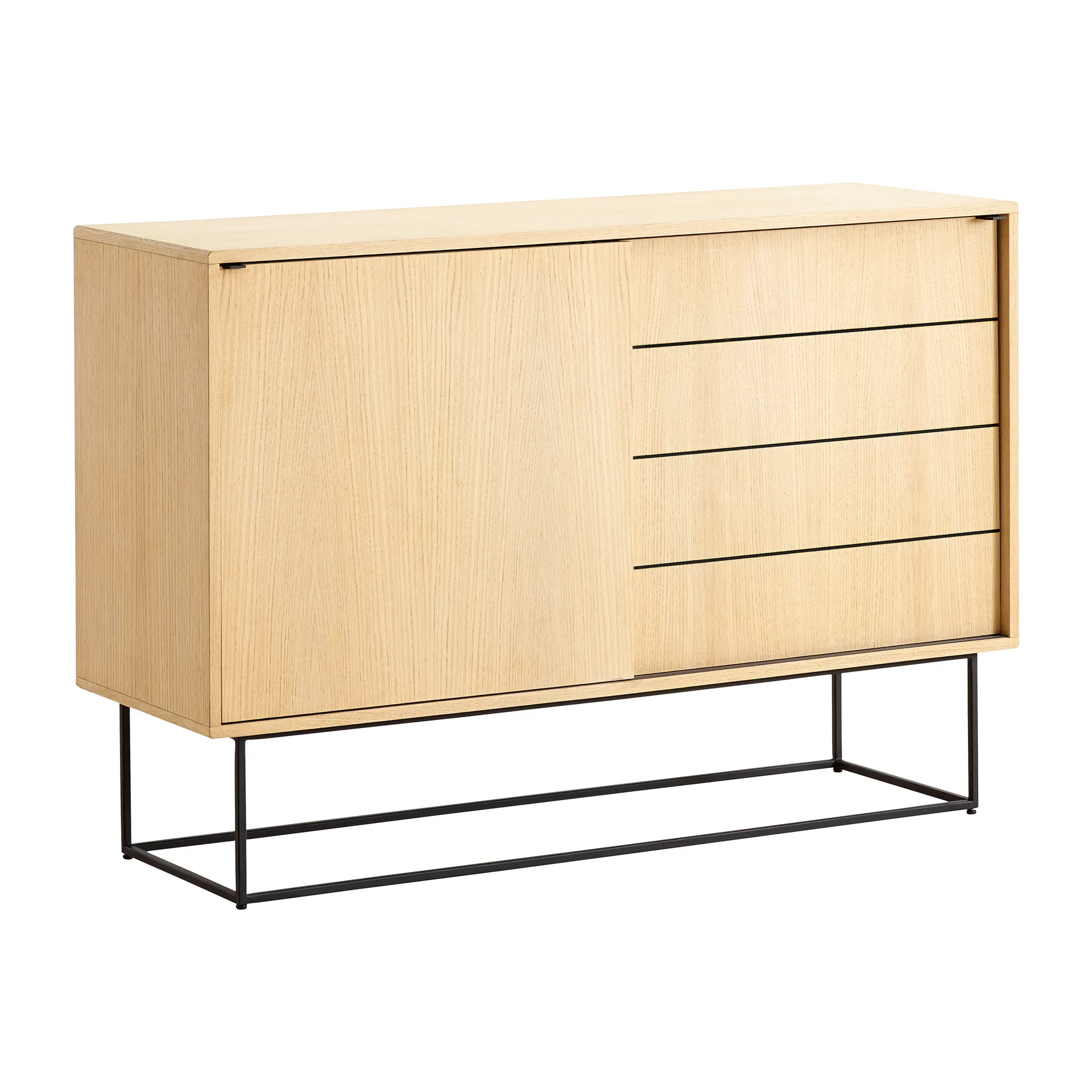 Virka sideboard, højt 120 cm, Eg Woud