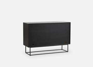 Virka sideboard, højt 120 cm - Sort/Eg - Woud