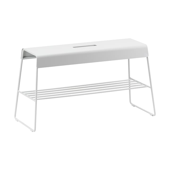 A-bench outdoor bænk med hylde 45 cm - Soft Grey - Zone Denmark