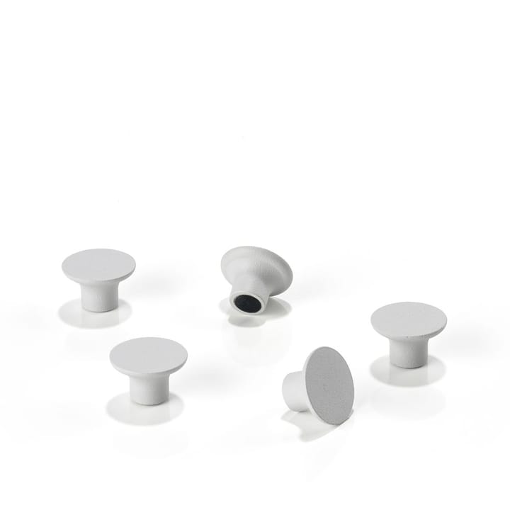 A-Magnet magnet - soft grey, 5-pak - Zone Denmark