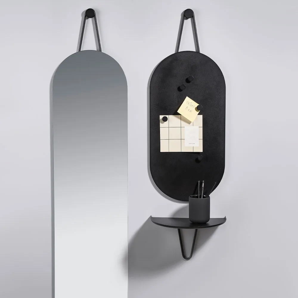 A-Wall Mirror spejl, black, small Zone Denmark