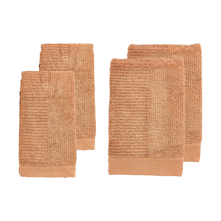 Classic håndklædesæt 4 dele - Mandarine - Zone Denmark