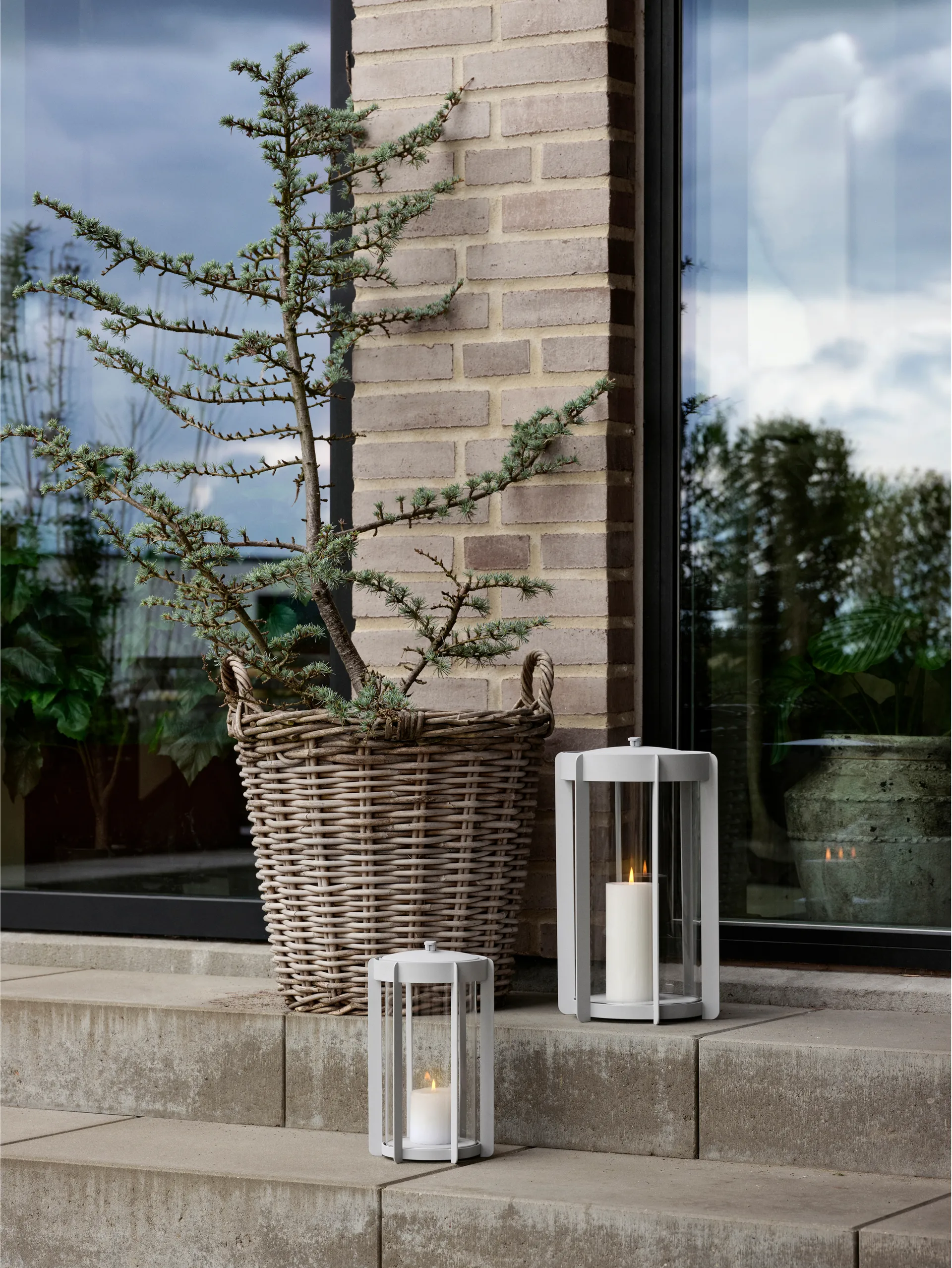 Firefly lanterne lygte 35 cm, Soft Grey Zone Denmark