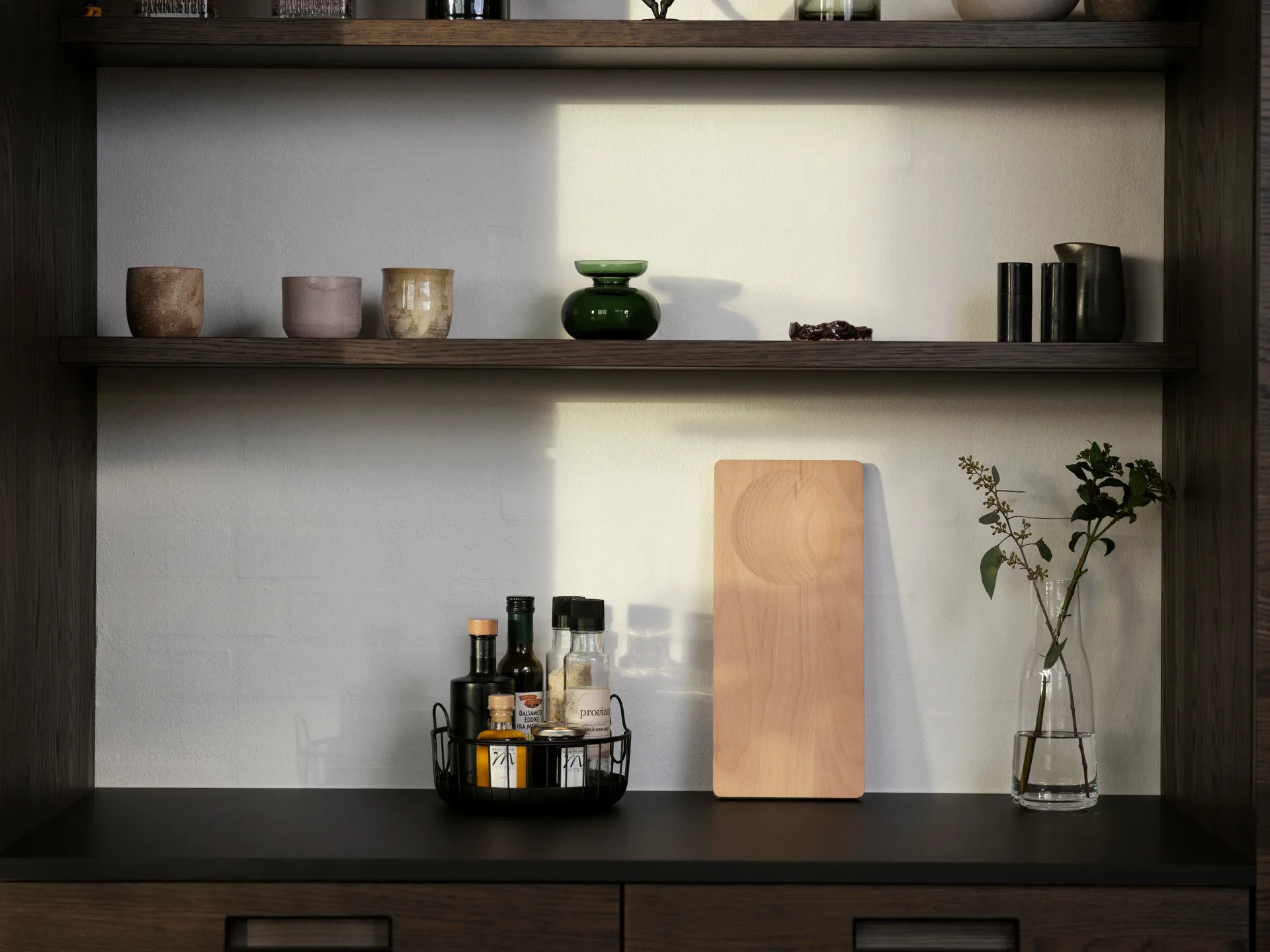 Inu kurv Ø22x8 cm, Black Zone Denmark