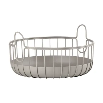 Inu kurv Ø22x8 cm - Taupe - Zone Denmark