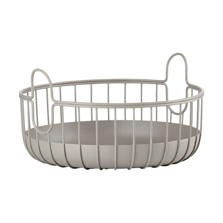Inu kurv Ø22x8 cm - Taupe - Zone Denmark