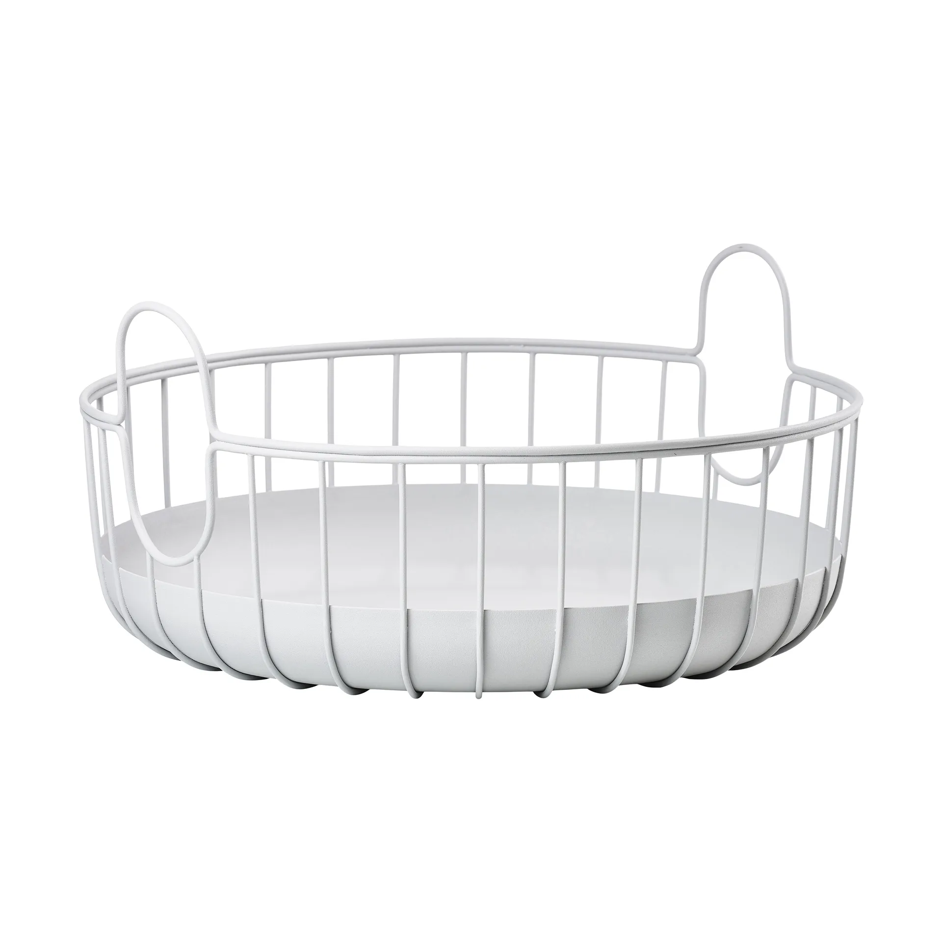 Inu kurv Ø38x18 cm, Soft Grey Zone Denmark