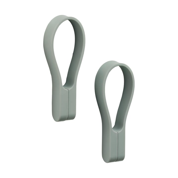 Loop håndklædeholder magnet 2-pak - Matcha green - Zone Denmark