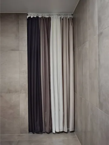 Lux bruseforhæng - Soft grey, 180x220 cm - Zone Denmark