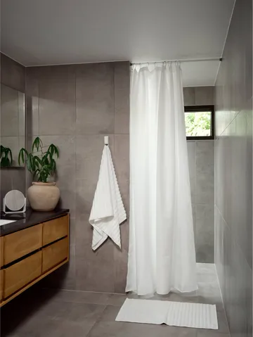 Lux bruseforhæng - White, 180x220 cm - Zone Denmark
