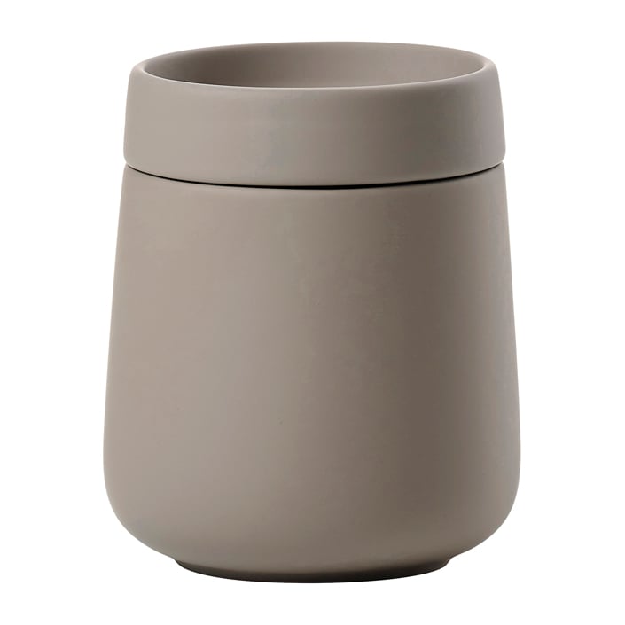 Zone Denmark Nova One krukke med låg 290 ml Taupe | Skandinavisk Design | Opbevaringsæsker & -kasser | Brun