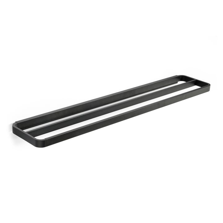 RIM håndklædestang dobbelt 12x70 cm - Black - Zone Denmark