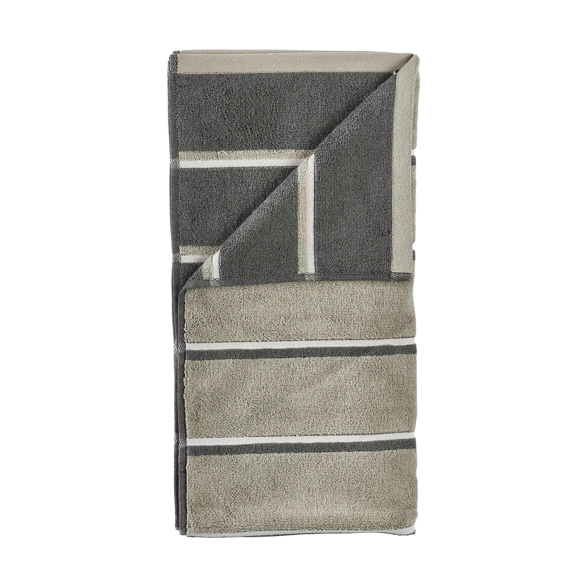 Sauna håndklæde, Eucalyptus-olive green-soft grey, 50x100 cm Zone Denmark