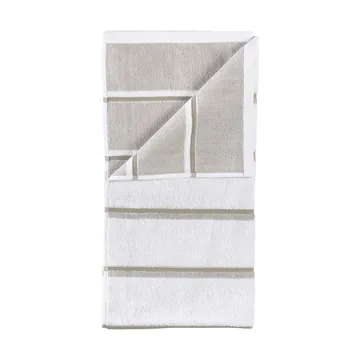 Sauna håndklæde - White-soft grey-eucalyptus, 50x100 cm - Zone Denmark