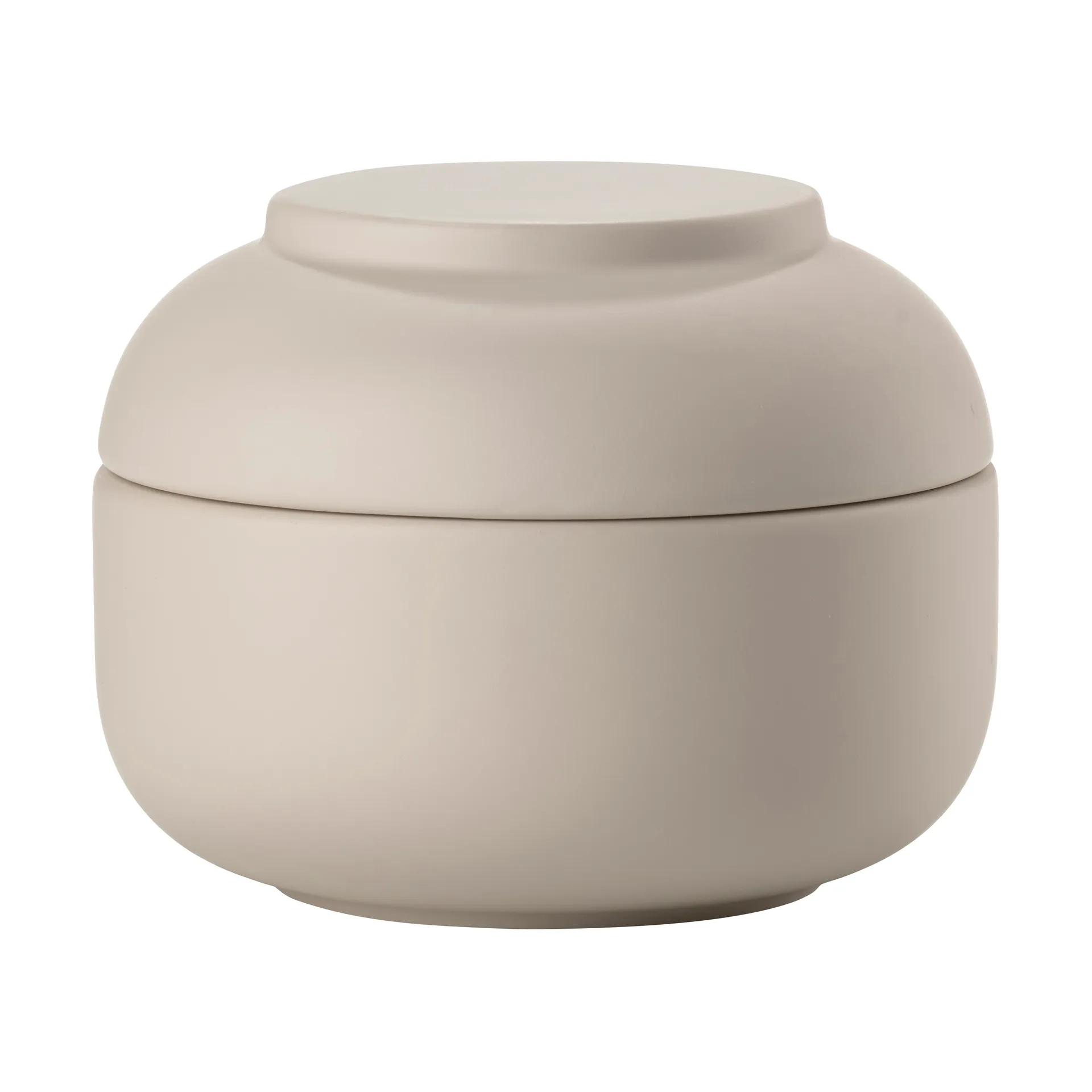 Sensu krukke med låg Ø10,5x7,5 cm, Sand Zone Denmark