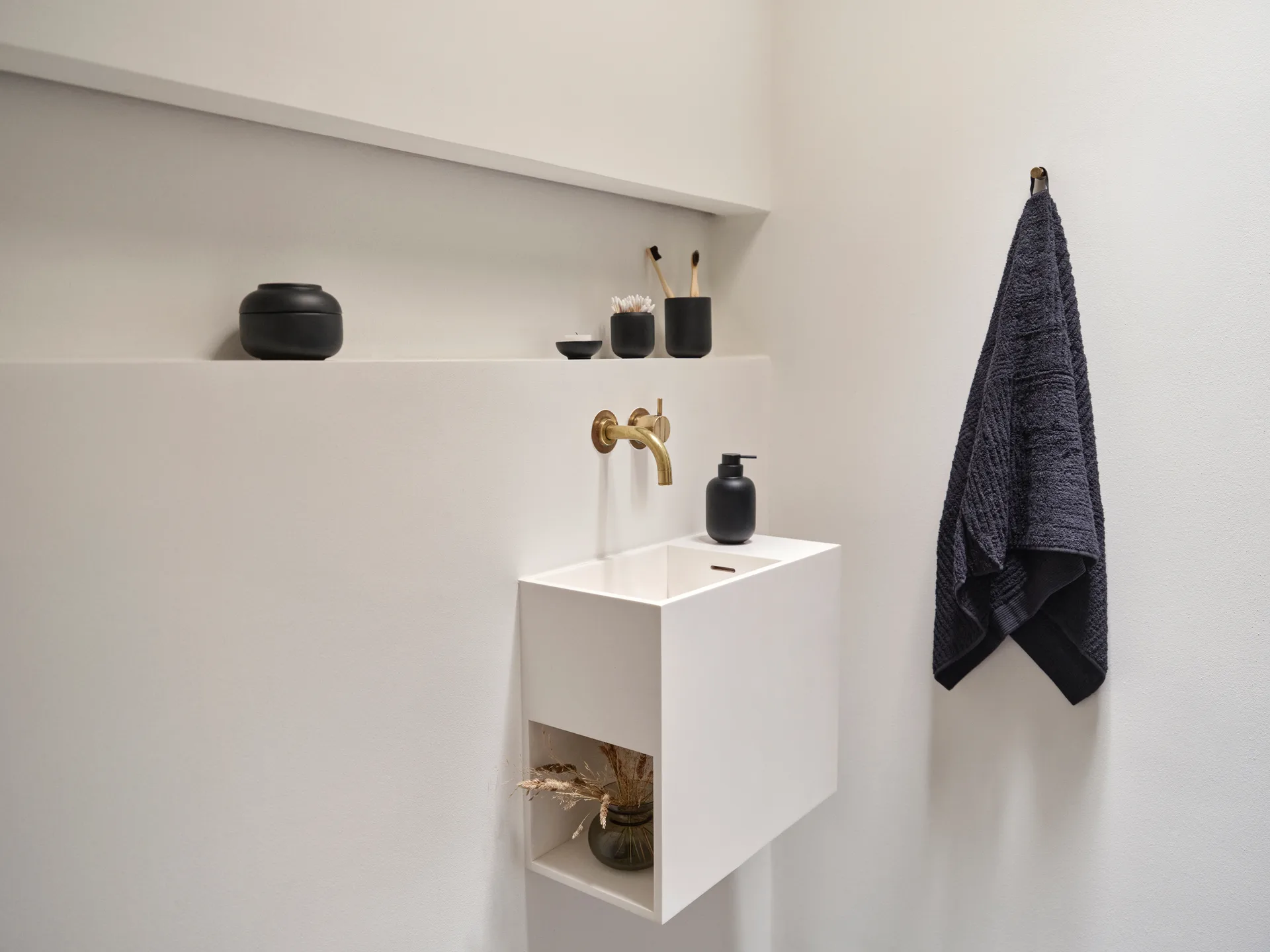 Sensu krukke med låg Ø6,5x9 cm, Black Zone Denmark