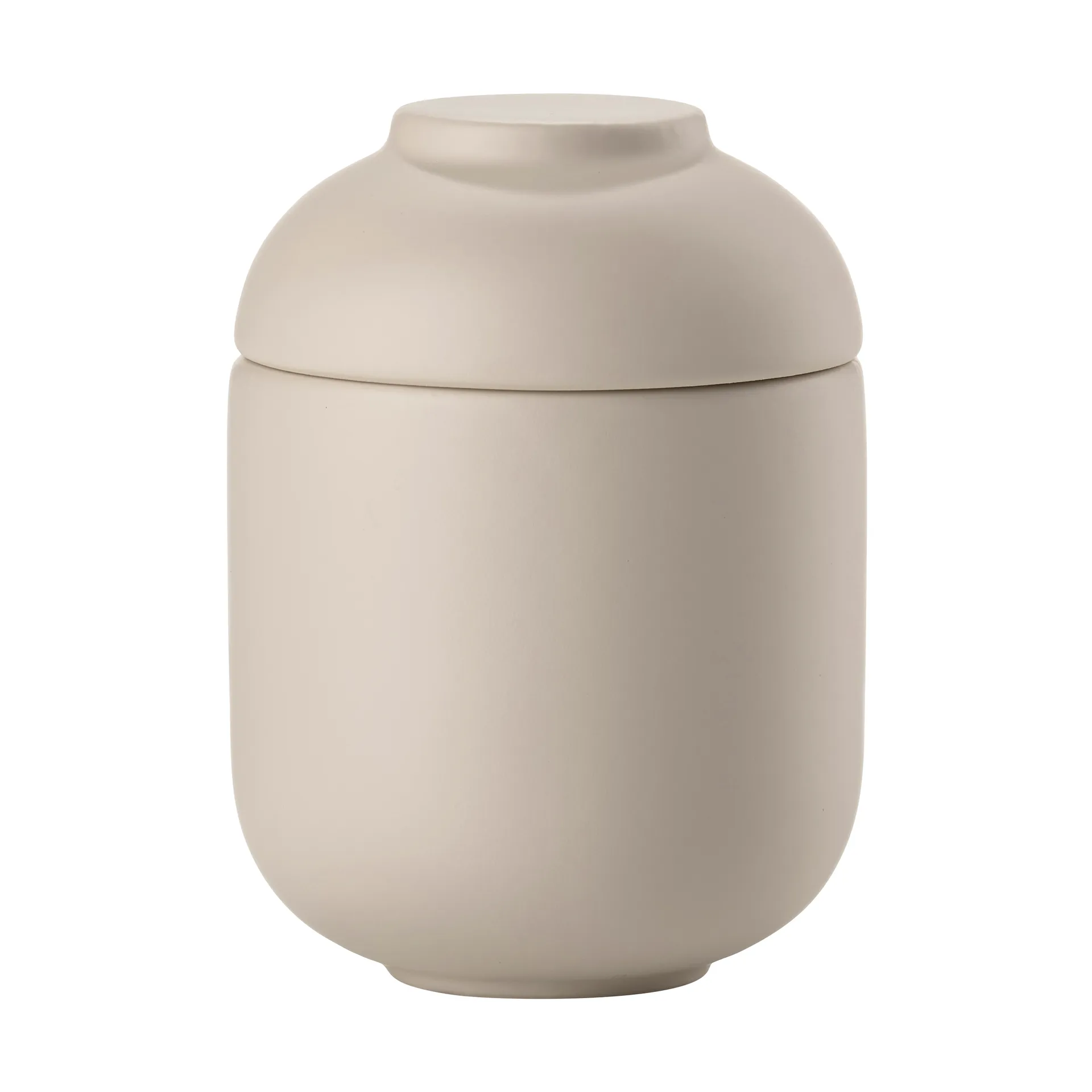 Sensu krukke med låg Ø6,5x9 cm, Sand Zone Denmark