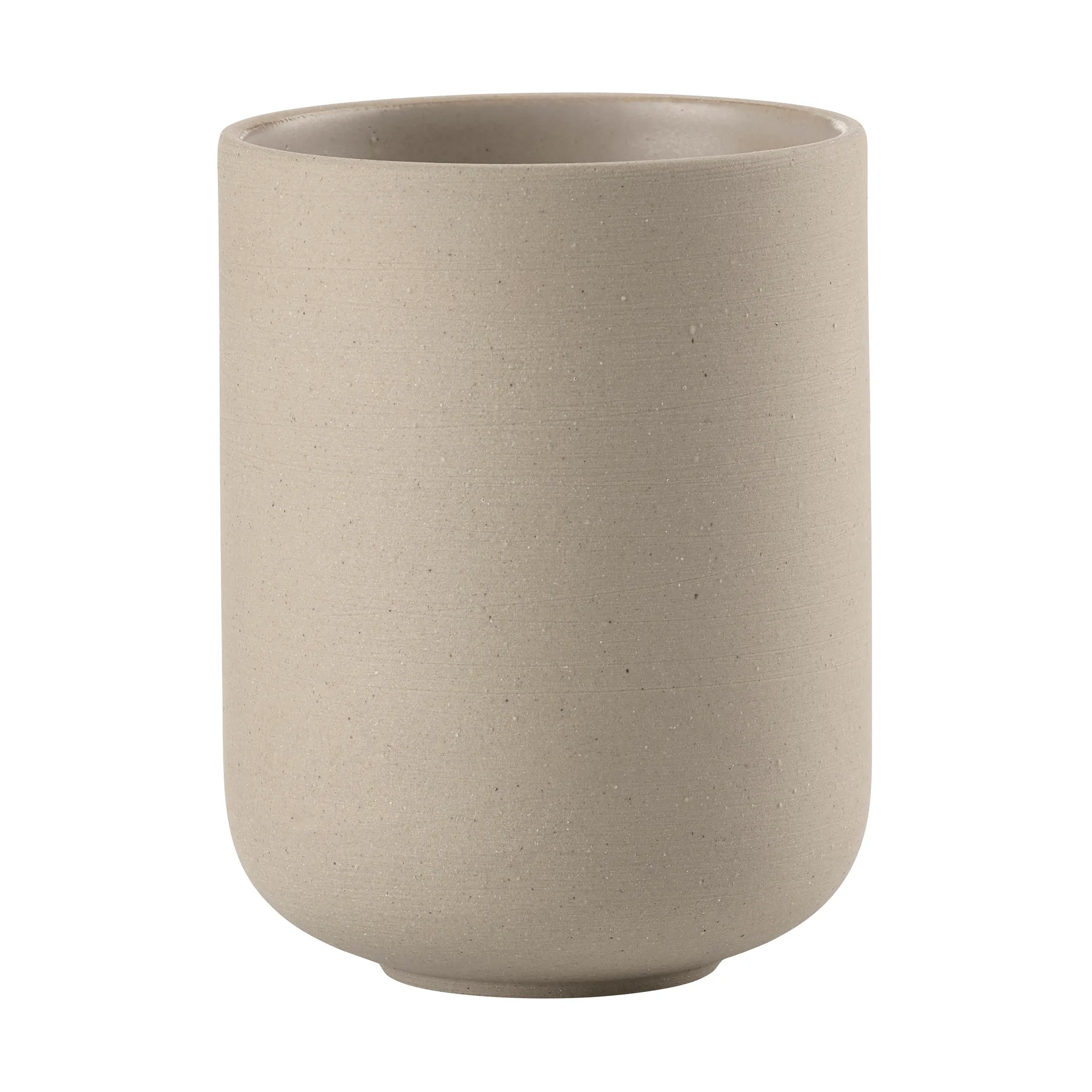 Sensu tandbørstekrus Ø7,4x9,5 cm, Taupe Zone Denmark