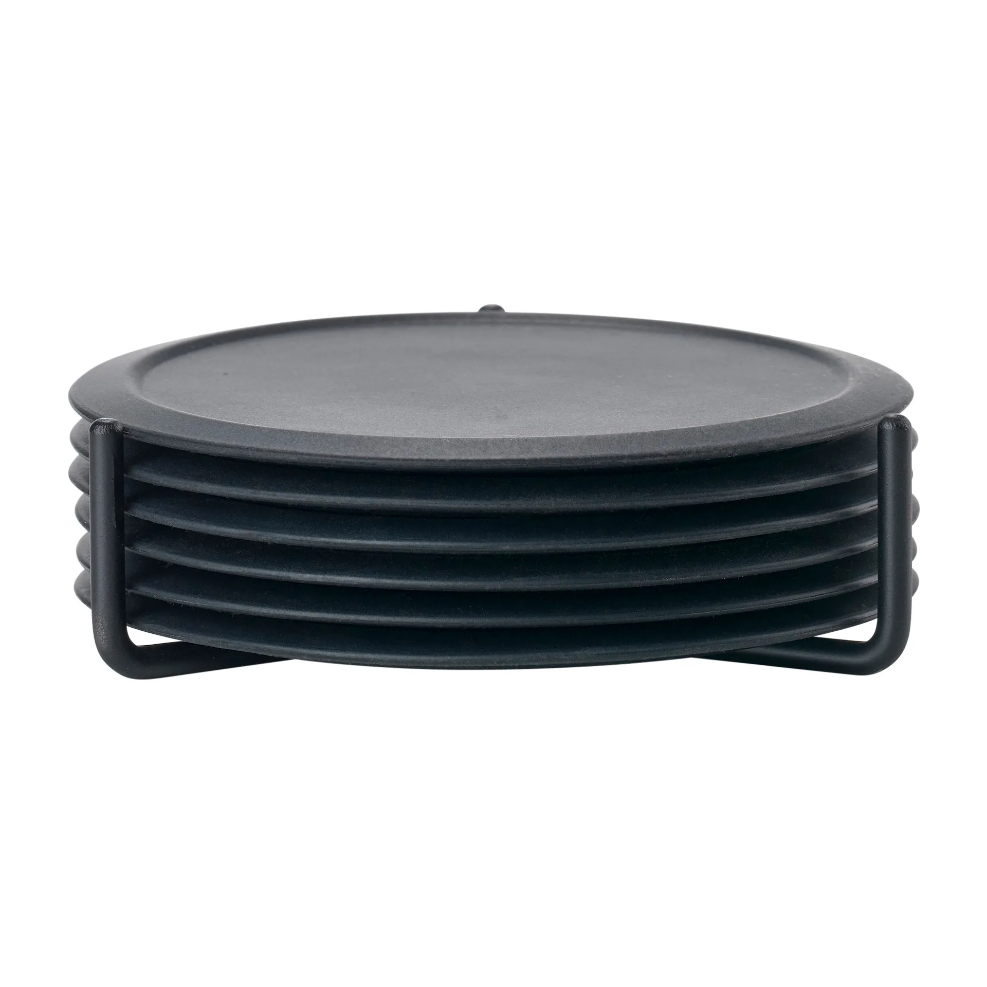 Singles glasbrikker 6-pak med holder, Black Zone Denmark