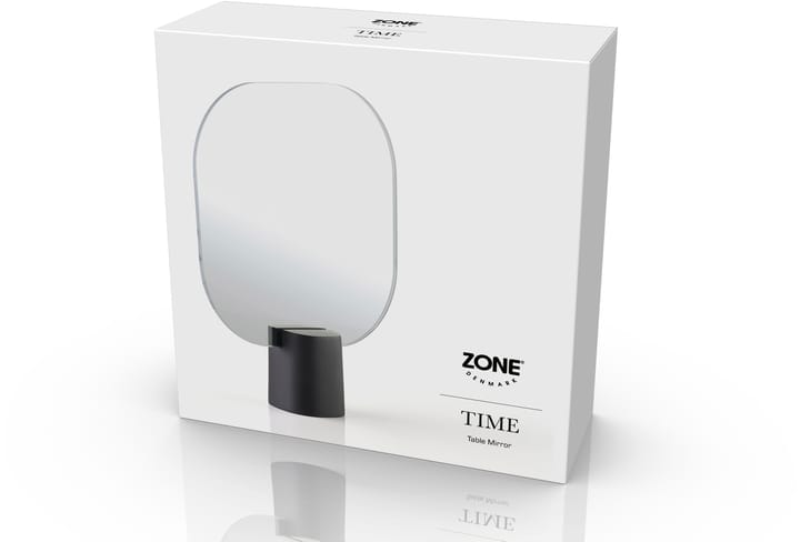 Time bordsspejl 26,5 cm, Black Zone Denmark