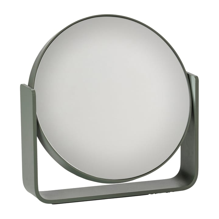 Ume bordspejl med 5x forstørrelse 19x19,5 cm - Olive green - Zone Denmark