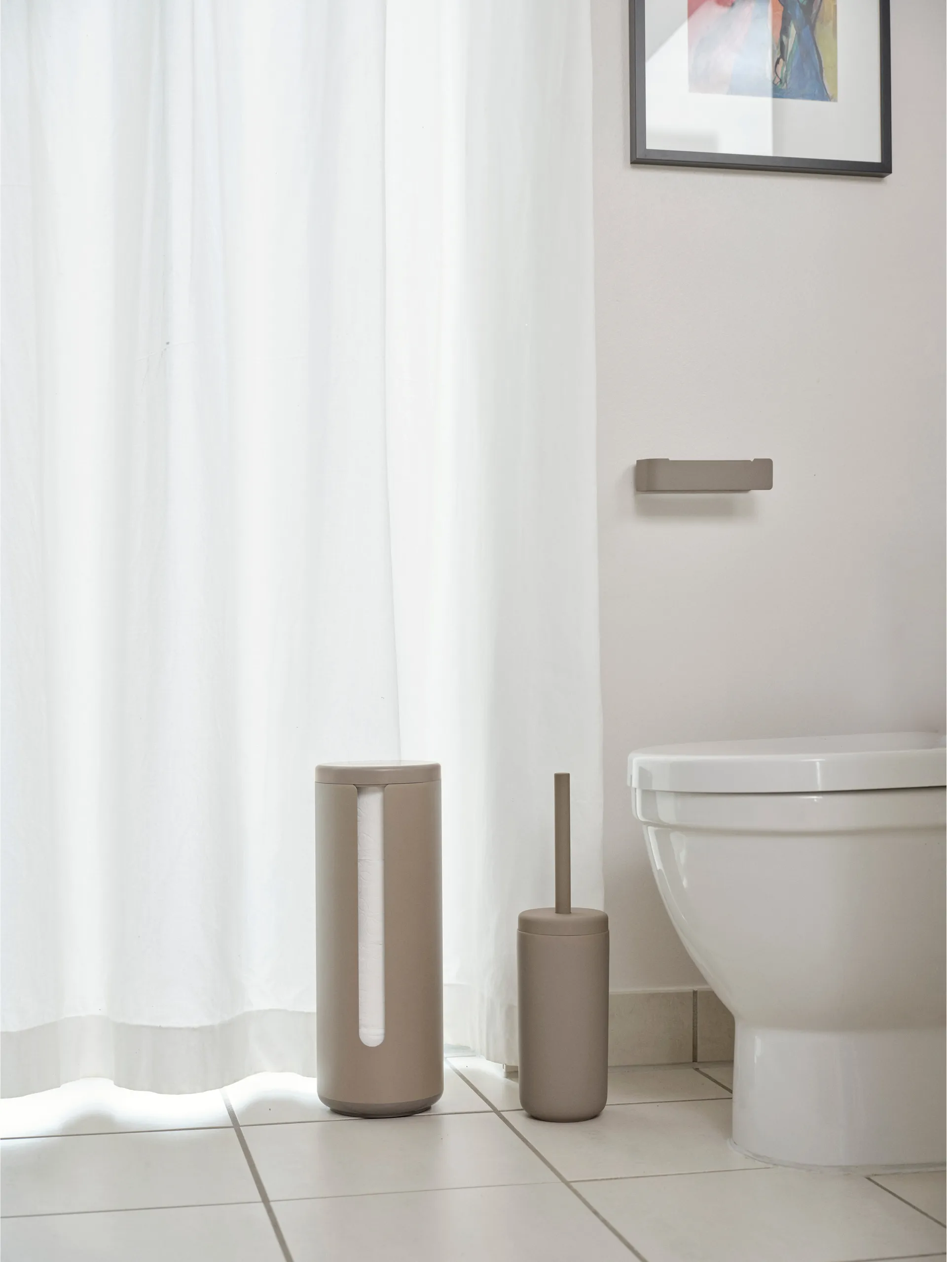 Ume toiletpapirholder, Taupe Zone Denmark