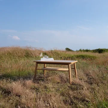 Mino sofabord - hvid/egetræ - Zweed