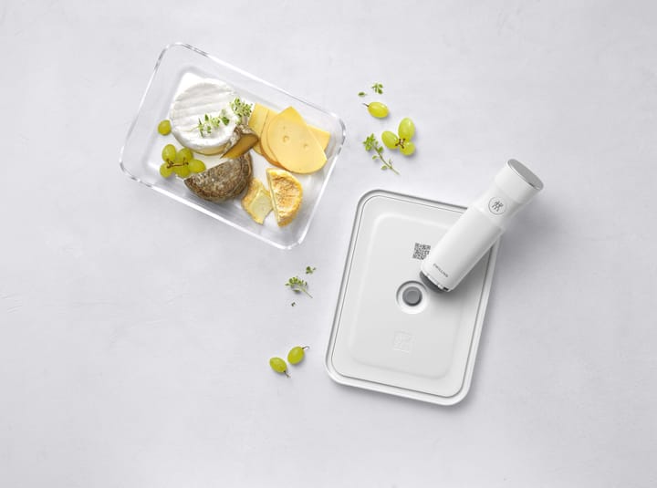 Fresh & save vakuum rektangulær madkasse 2 L, Borosilikatglas Zwilling