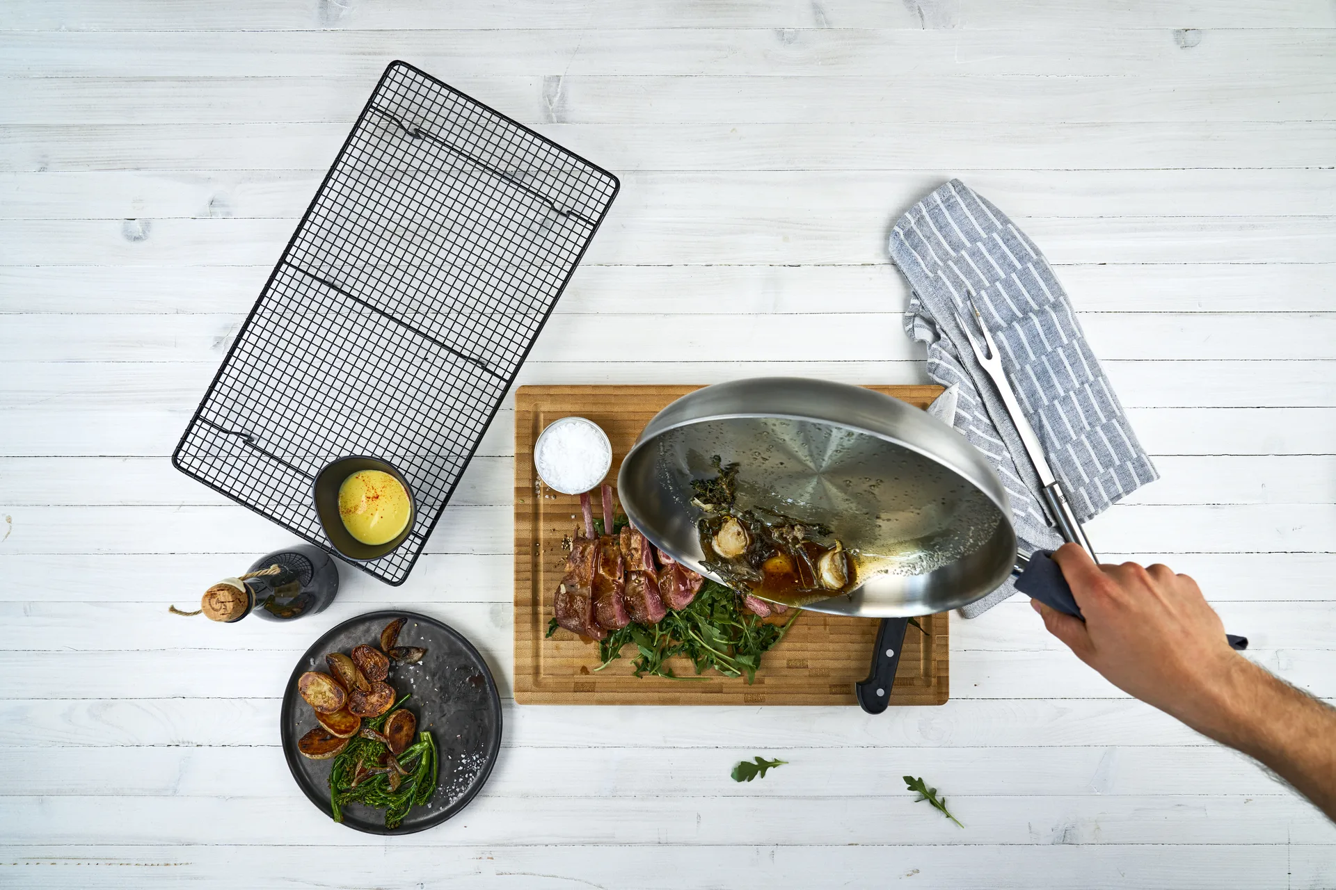 Zwilling bambus skærebræt, Mellem Zwilling