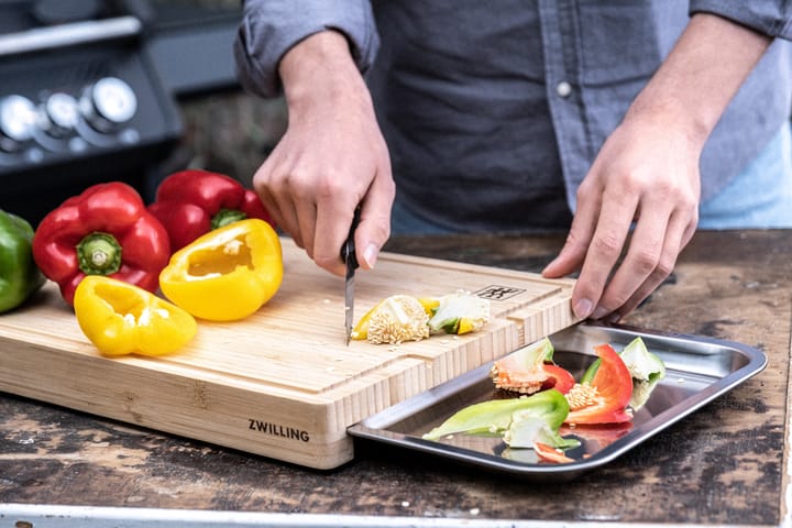Zwilling BBQ+ skærebræt bambus opsamlingsbakke, 39x30 cm Zwilling