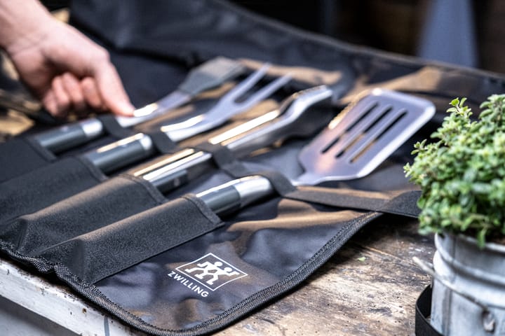 Zwilling BBQ sæt 5 dele, Sort-rustfrit stål Zwilling