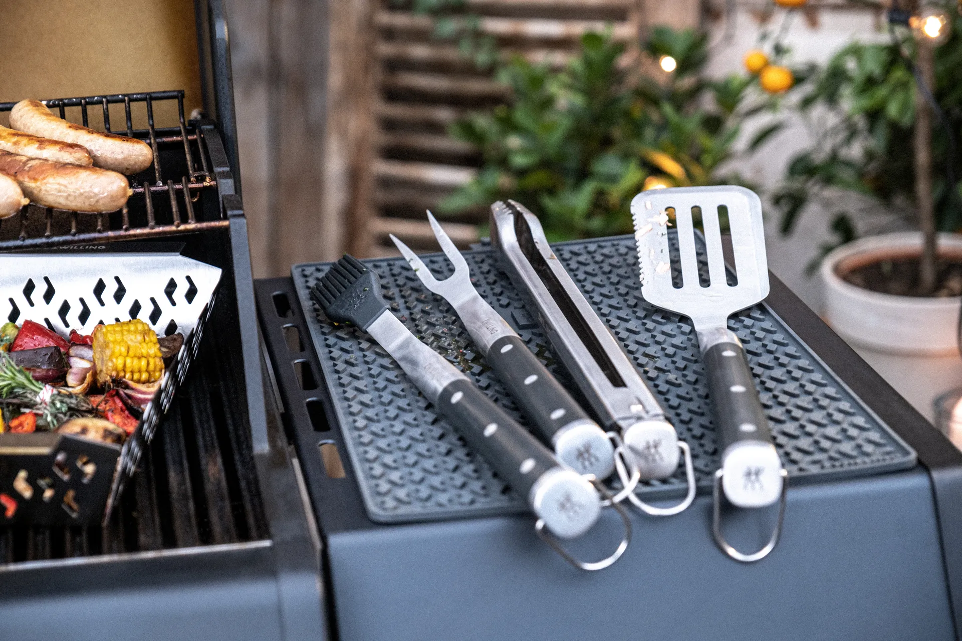 Zwilling BBQ sæt 5 dele, Sort-rustfrit stål Zwilling