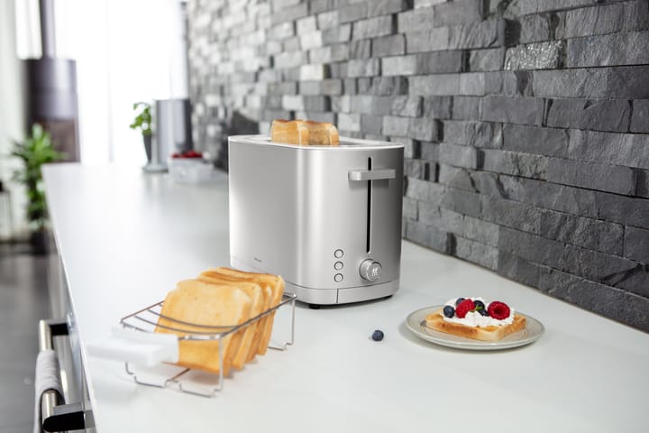 Zwilling brødrister med brødvarmer 2 korte rum, Sølv Zwilling