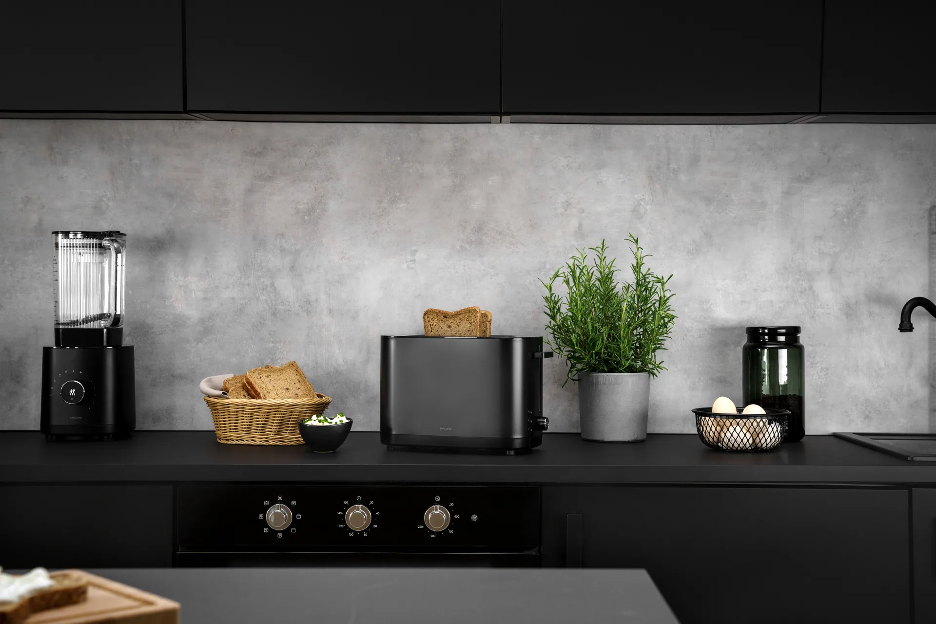 Zwilling brødrister med brødvarmer 2 korte rum, Sort Zwilling