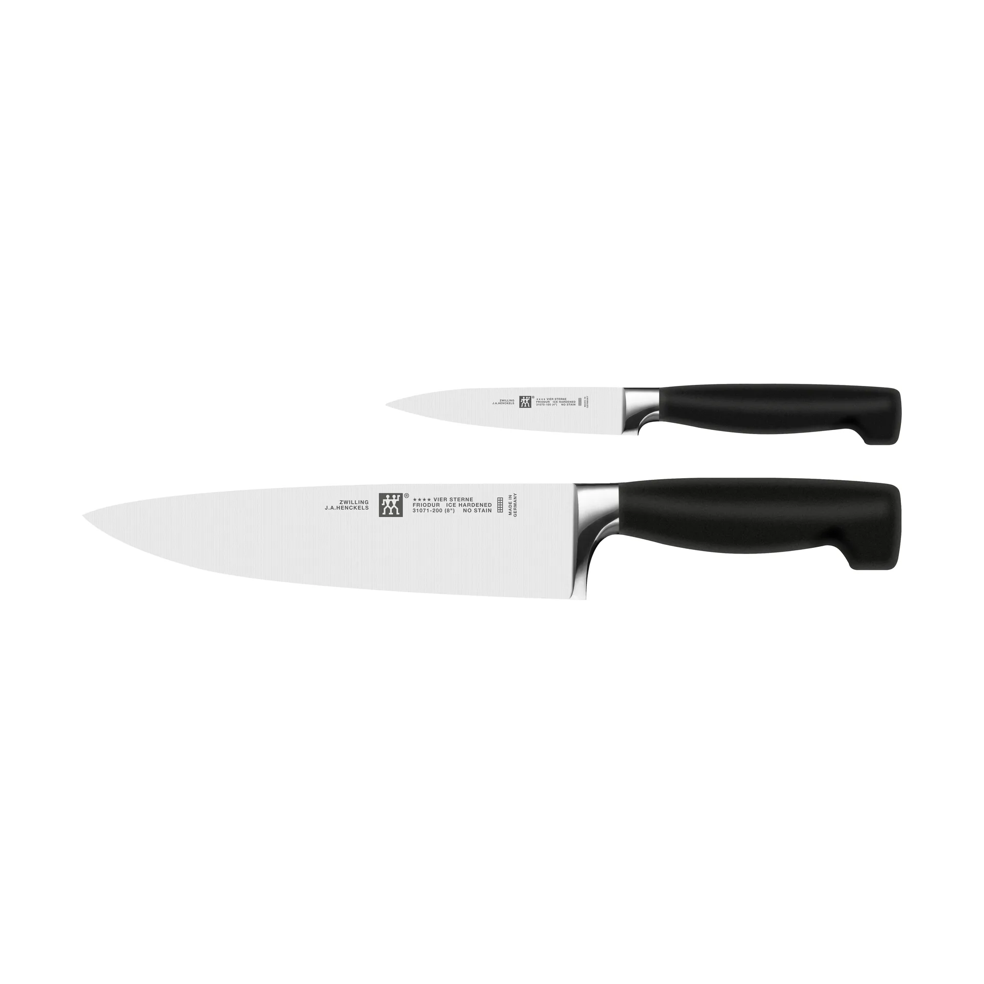 Zwilling Four star knivsæt 2 dele, Sort-rustfrit stål Zwilling