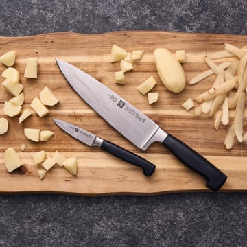Zwilling Four star knivsæt 2 dele - Sort-rustfrit stål - Zwilling