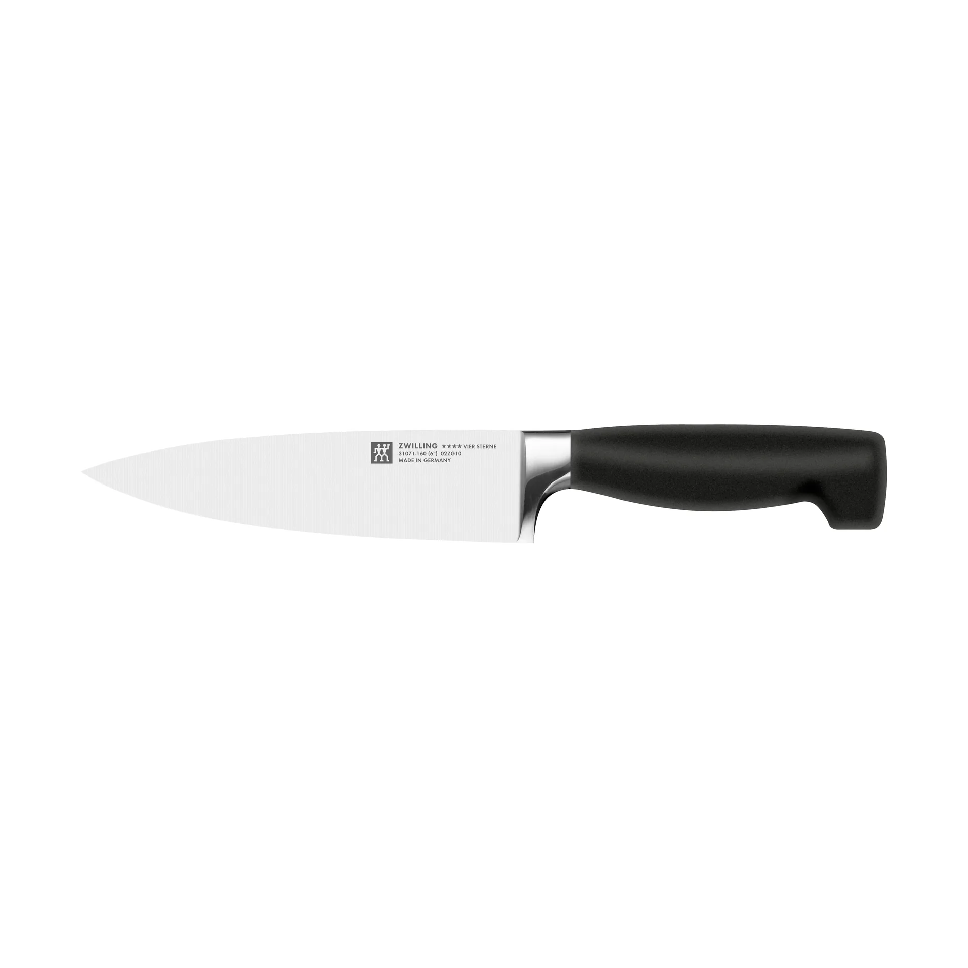 Zwilling Four star kokkekniv 16 cm, Sort-rustfrit stål Zwilling