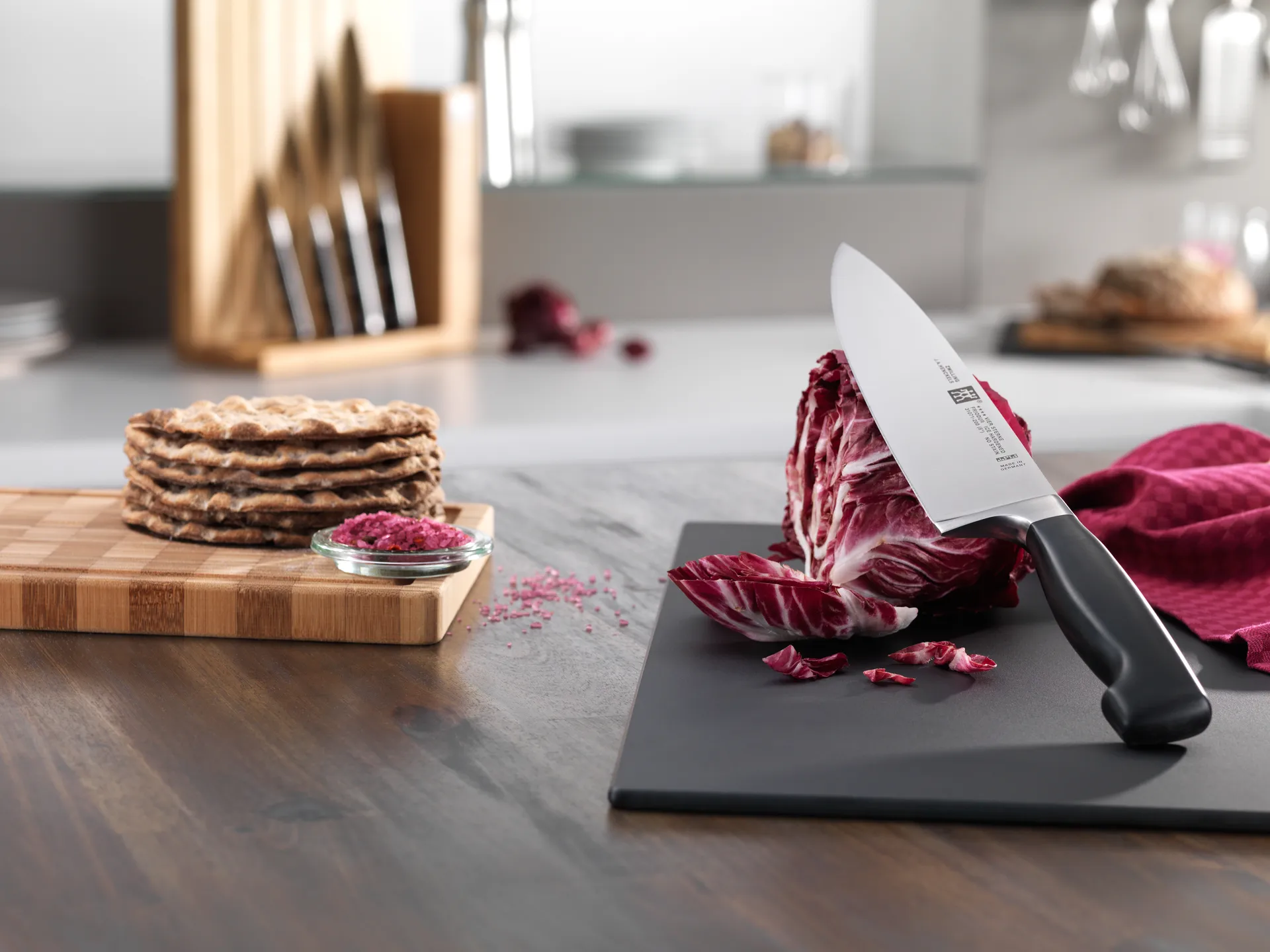 Zwilling Four star kokkekniv 20 cm, Sort-rustfrit stål Zwilling