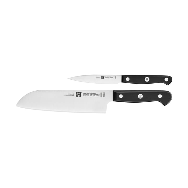 Zwilling Gourmet knivsæt 2 dele - Sort-rustfrit stål - Zwilling