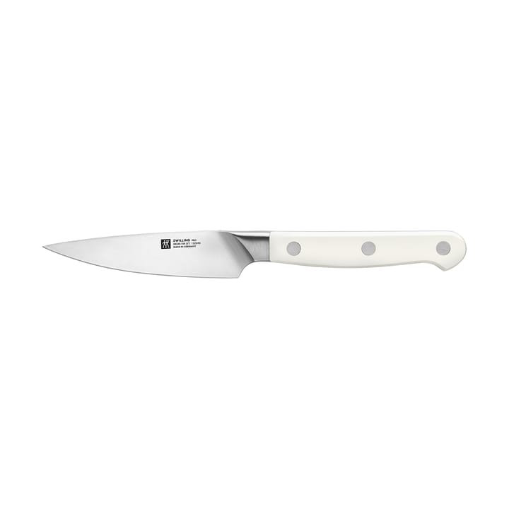 Zwilling Pro le Blanc skrællekniv 10 cm - Hvid-rustfrit stål - Zwilling