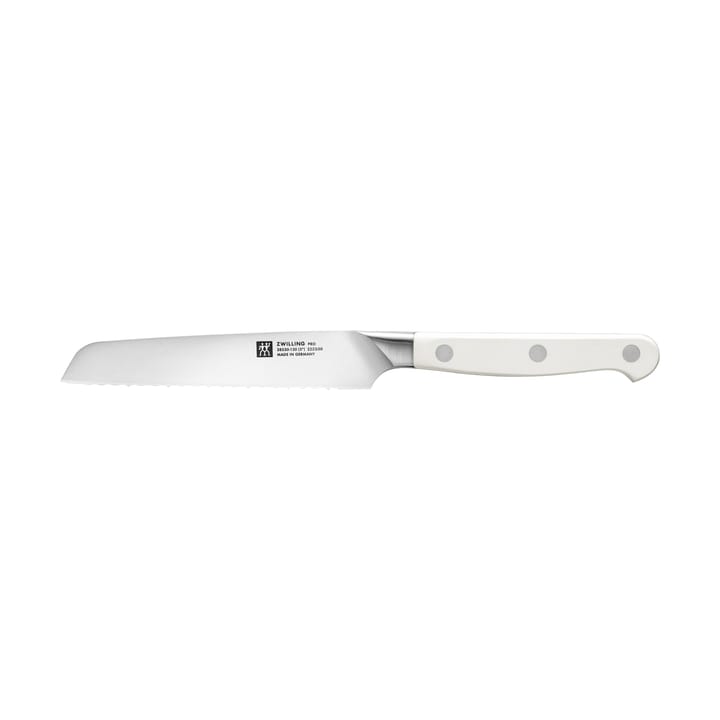 Zwilling pro le blanc tandet universalkniv 13 cm - Hvid-rustfrit stål - Zwilling
