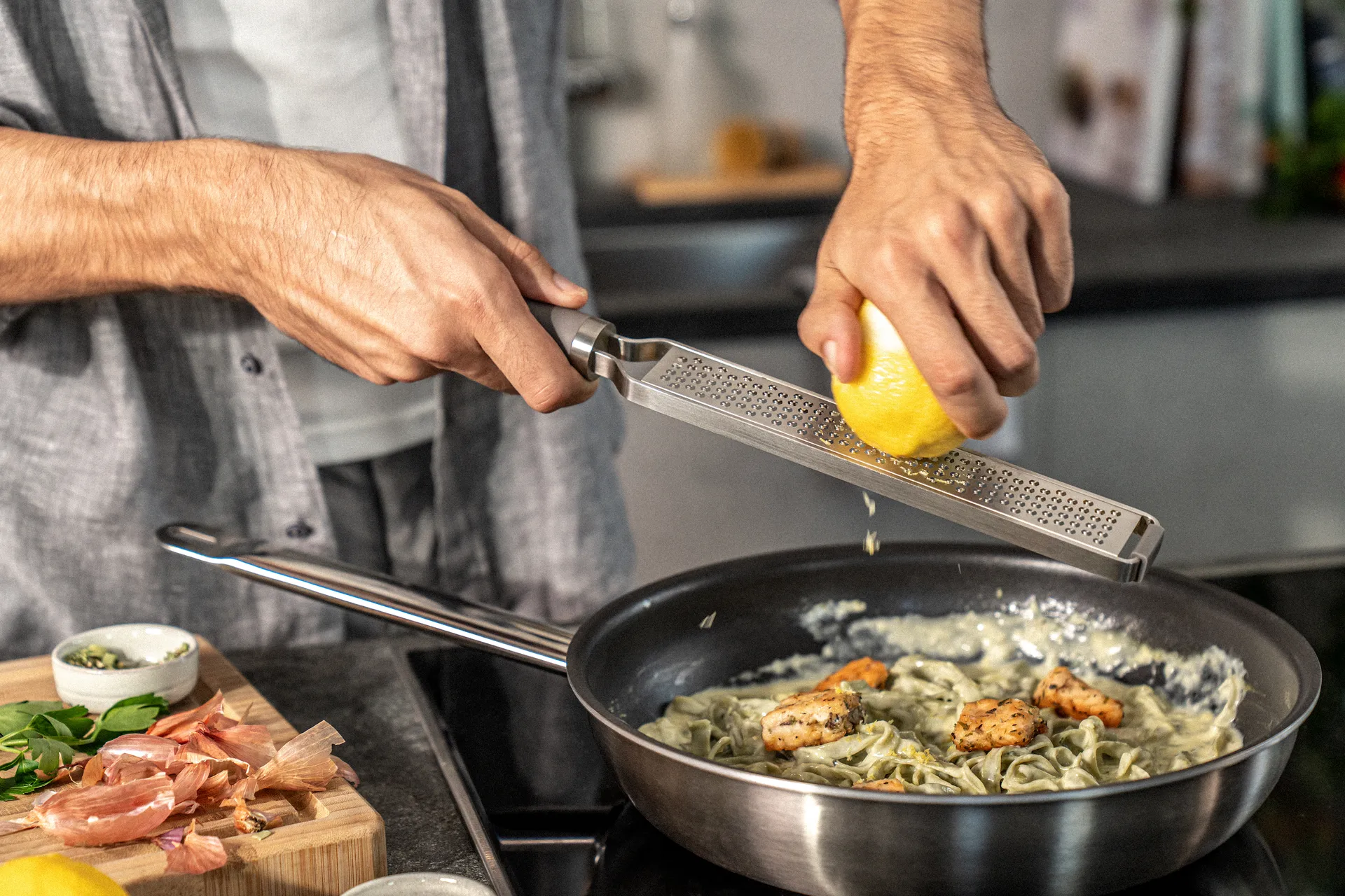 Zwilling Pro rivejern zester Z cut 38 cm, Grå-rustfrit stål Zwilling