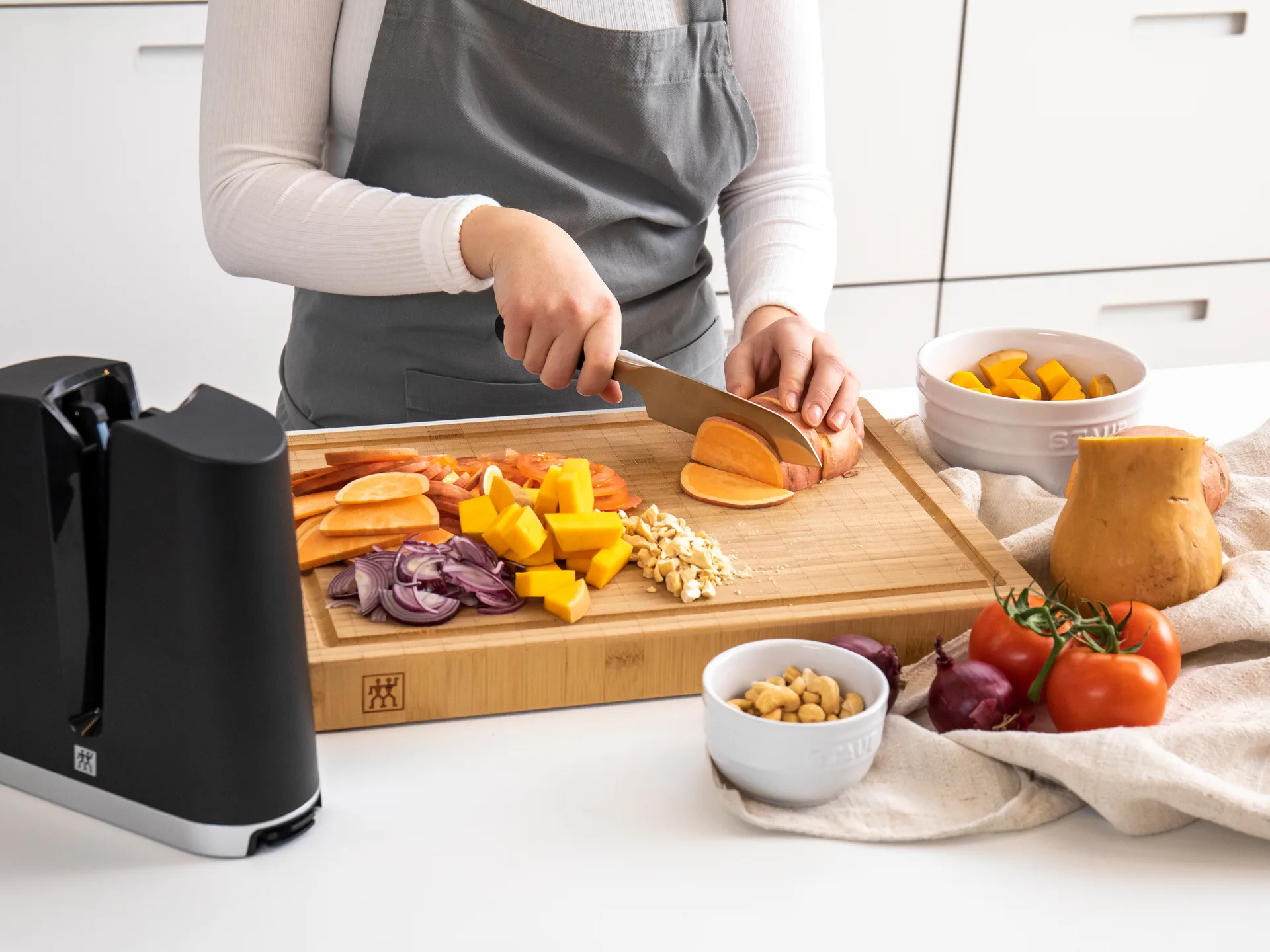 Zwilling Pro santokukniv 18 cm, Sort-rustfrit stål Zwilling