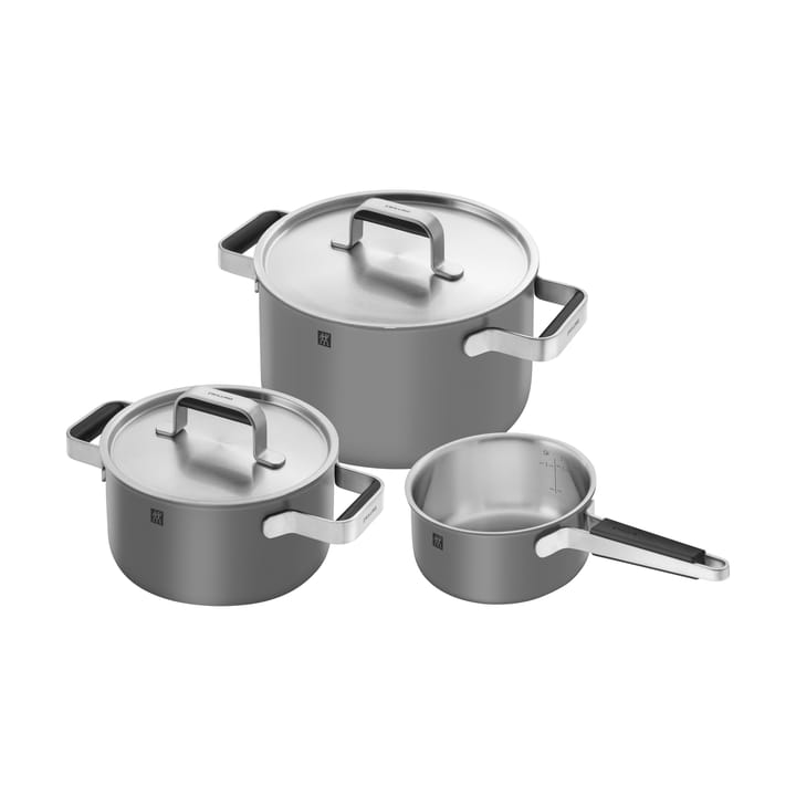 Zwilling Pure kasserollesæt 5 dele - Grå - Zwilling