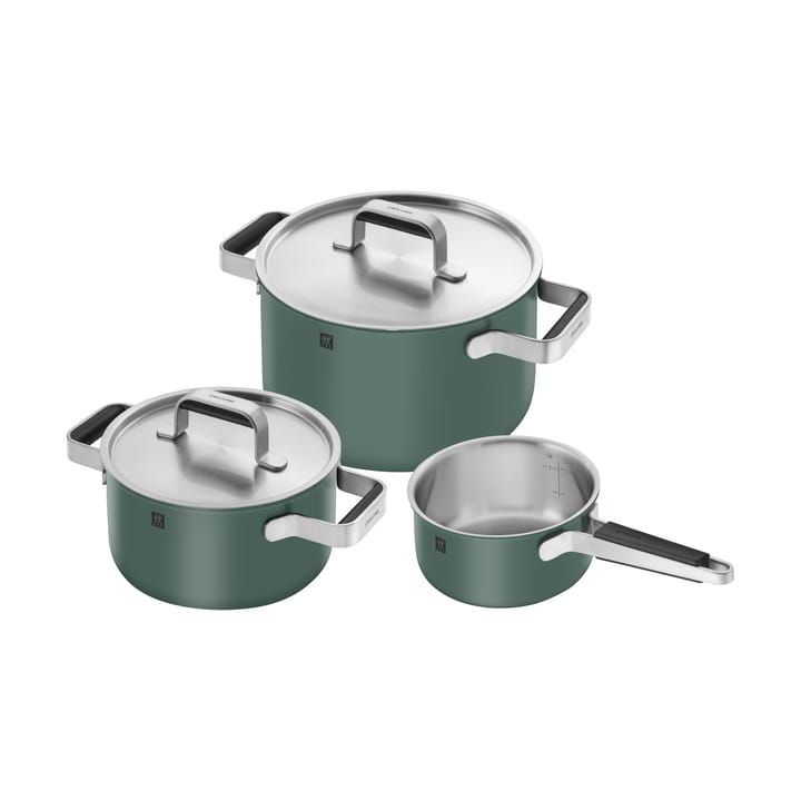 Zwilling Pure kasserollesæt 5 dele - Grøn - Zwilling