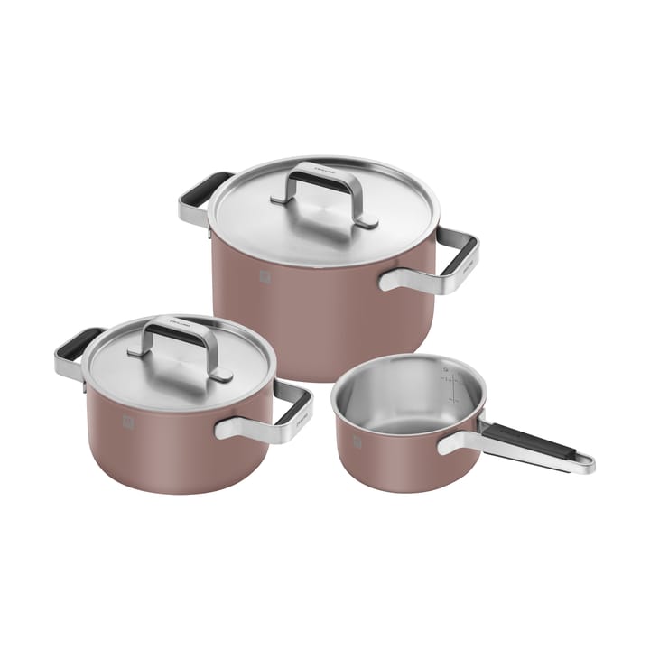 Zwilling Pure kasserollesæt 5 dele - Pink - Zwilling
