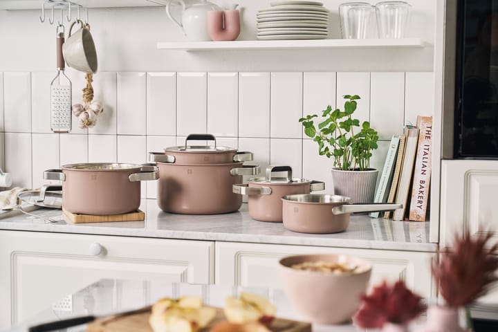 Zwilling Pure kasserollesæt 5 dele, Pink Zwilling