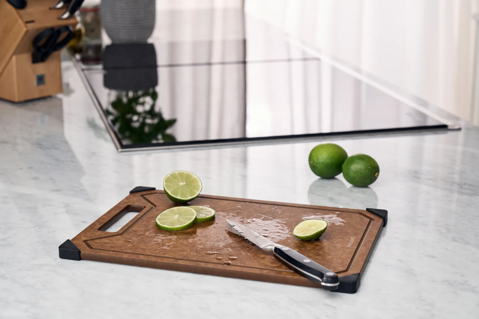 Zwilling skærebræt træfiber brun, M Zwilling