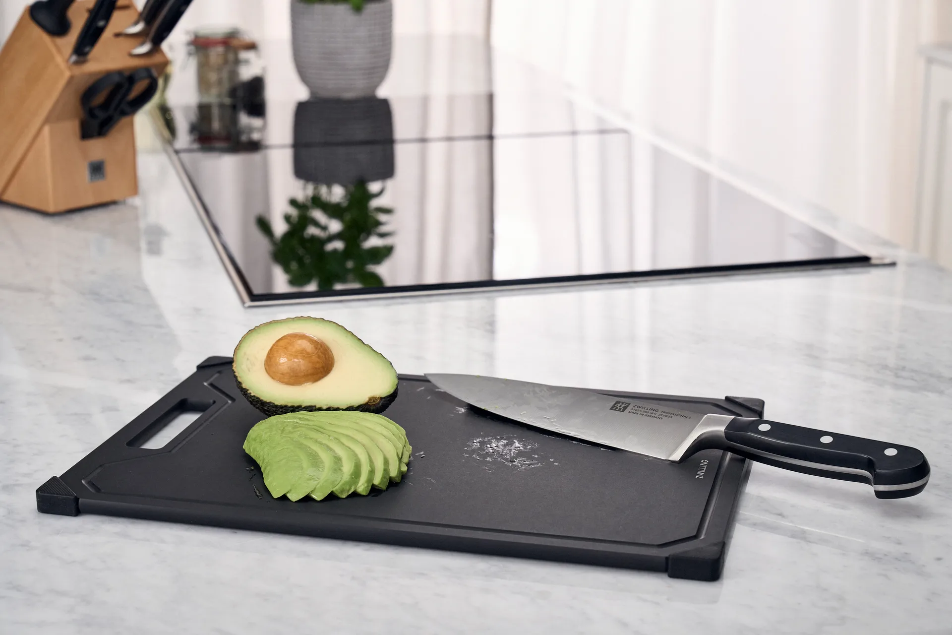 Zwilling skærebræt træfiber sort, S Zwilling