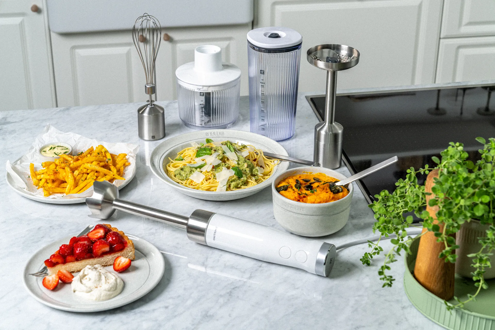 Zwilling stavblender piskeris tilbehør 25,7 cm, Grå Zwilling